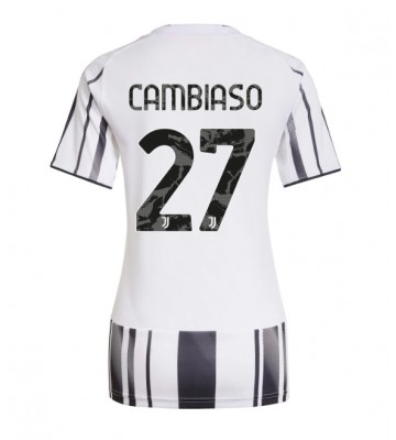 Juventus Andrea Cambiaso #27 Hjemmebanetrøje Dame 2025-26 Kortærmet